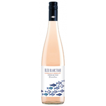 Doos van 6: Rosé Bleu Blanc Thau, Côtes de Thau, Florensac, Languedoc 2022